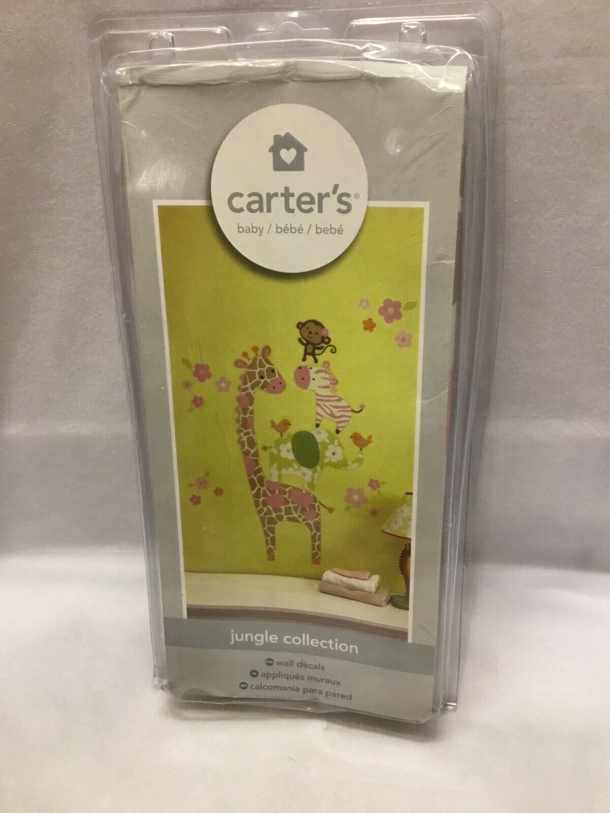 2014 Carter's Jungle Collection Removable Wall Decals NEW