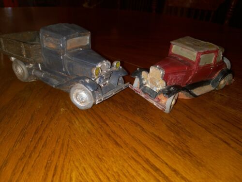 A Car And A Pickup Truck