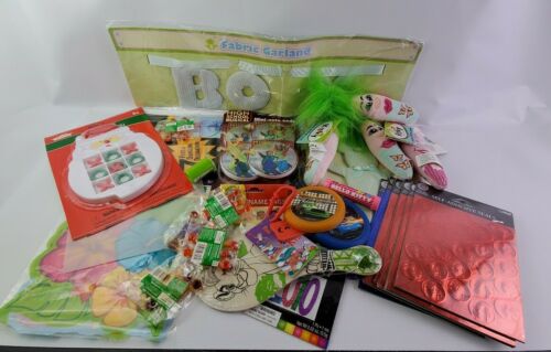 Lot of 35 New Toys & Party Items - Stickers Decorations Games