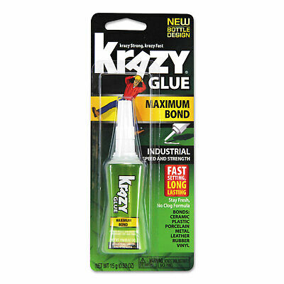 Maximum Bond Krazy Glue Clear 0.52 oz Tube KG48948MR