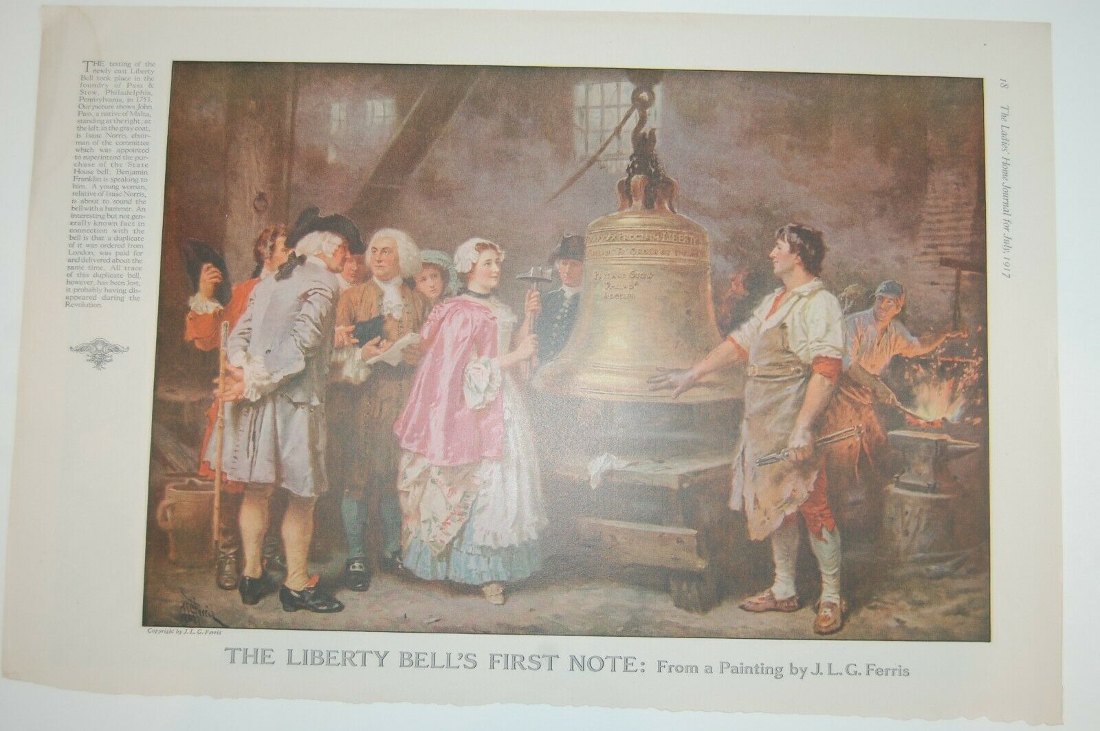 JLG Ferris reproductions from Ladies Home Journal Magazine from 1917 - 1918