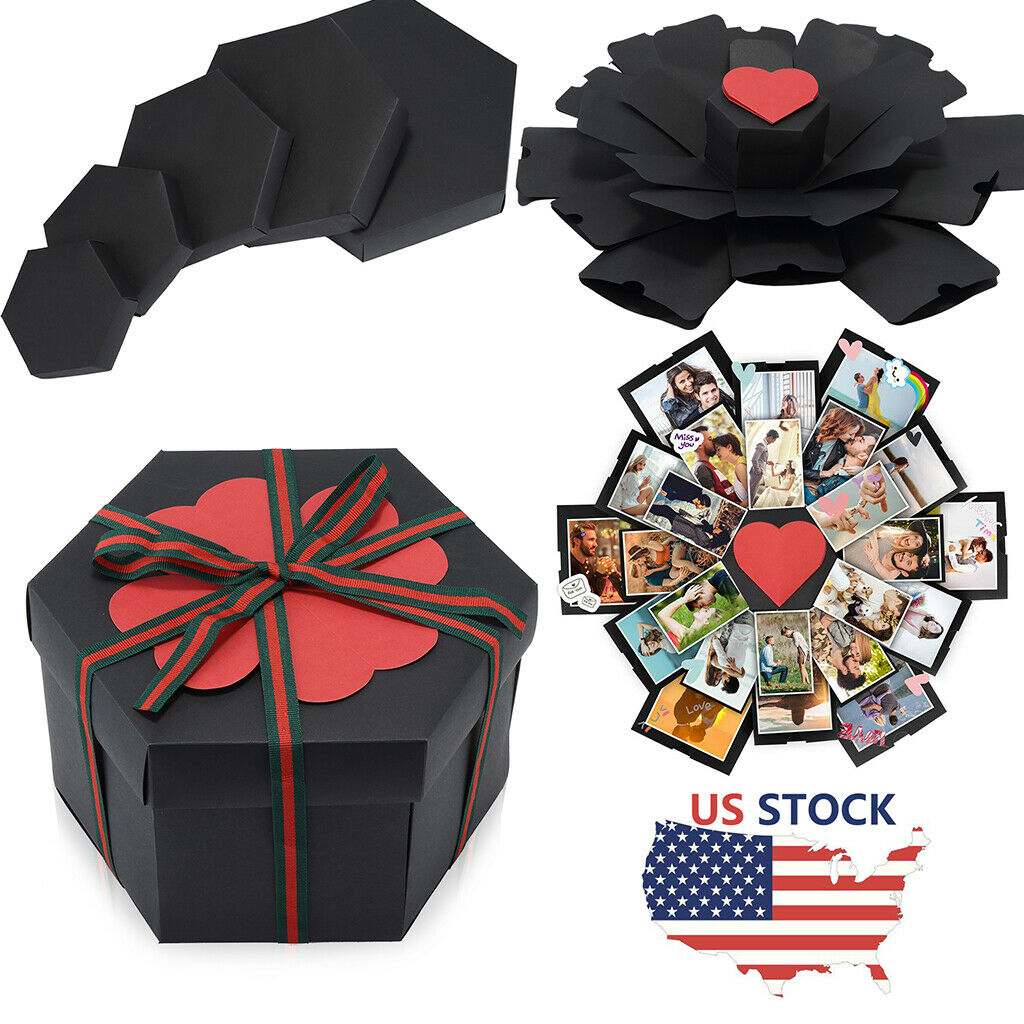 Surprise Explosion Gift Box Anniversary Scrapbook DIY Photo Album Love Romantic