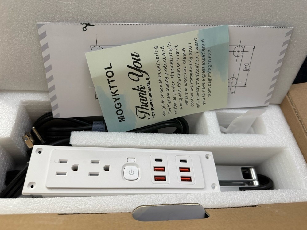 Drawer Outlet Kit PD30W USB-C Fast Charging Station USB Power Cabinet Plug Charg