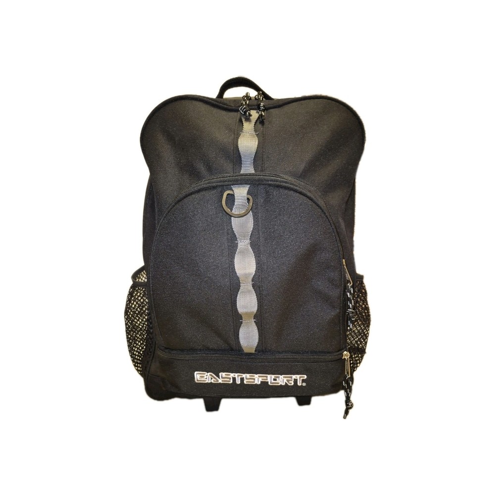 🔥New Eastsport Travel Large Backpack Rolling 2 Wheel Telescopic Handle Sport