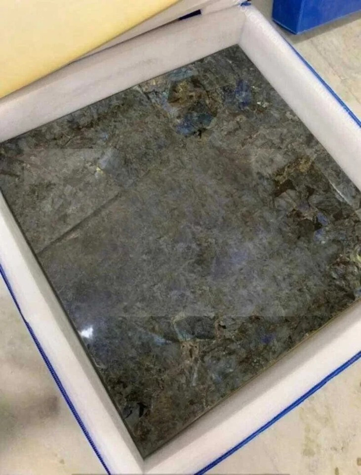 Gemstone Labradorite Coffee and Dining Table for Kitchen Decor