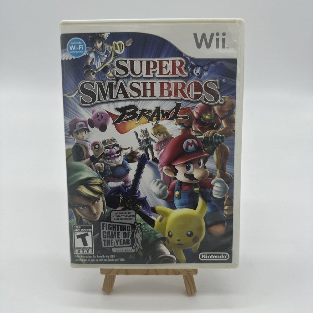 Super Smash Bros Brawl • Nintendo Wii, CIB w/ manual insert