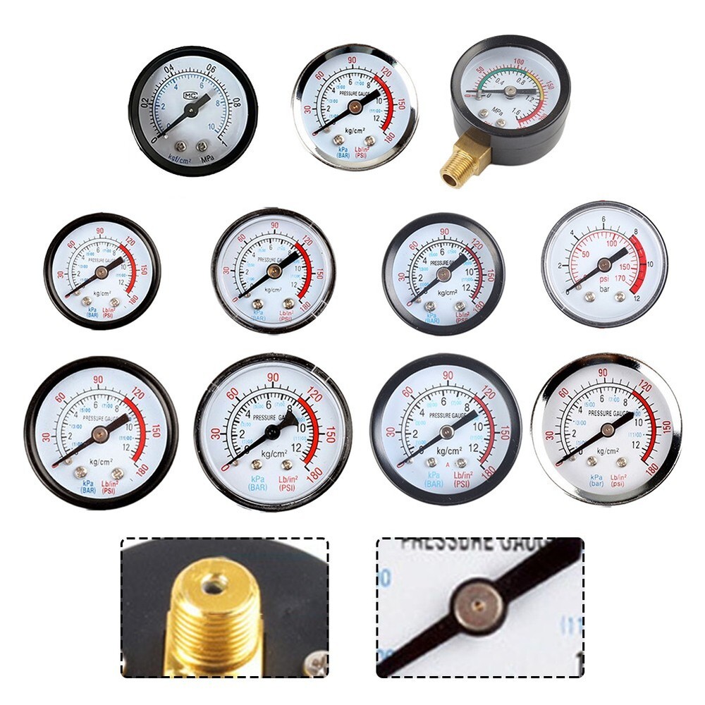 Accurate Readings with Y40 Y50 Meter Pressure Gauge for Air Compressor-image