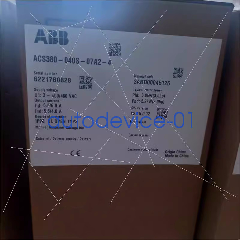 1pc ABB ACS380-040S-07A2-4 frequency converter 3 KW DHL/FedEx