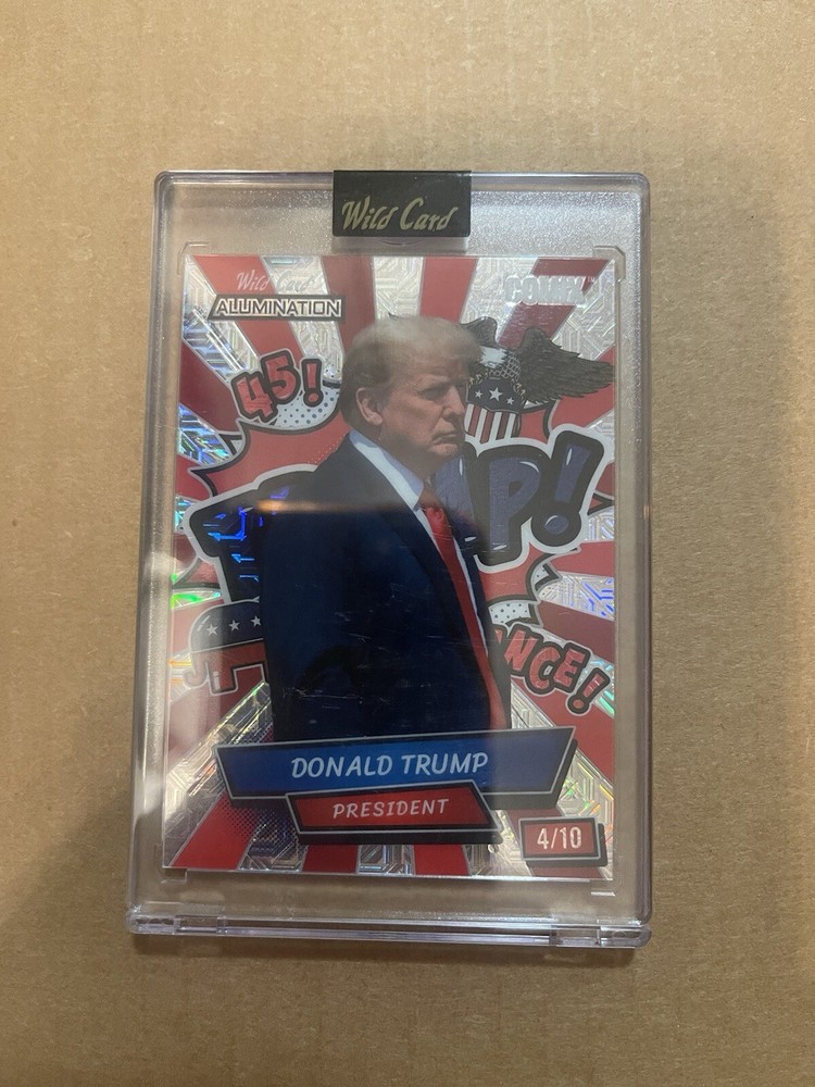 Donald Trump, 2024 Wild Card, Inc Alumination Comix, GOP! 2024!  #’d 4/10