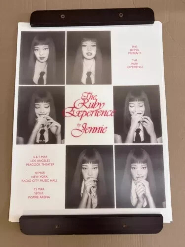 ennie The Ruby Experience Tour 2025 Poster - Poster Wall Decor. Poster No Frame