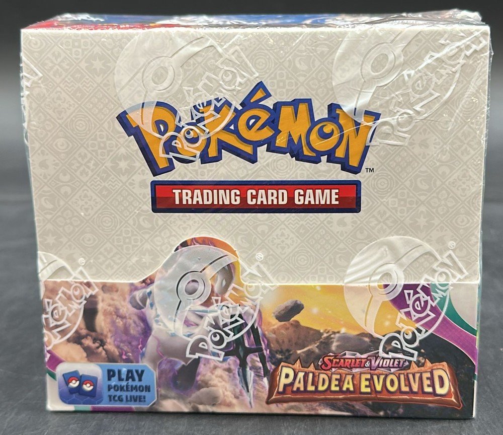 Pokemon TCG Scarlet & Violet Paldea Evolved Booster Box SEALEDPROBSTEIN123 is actively accepting CONSIGNMENTS !!