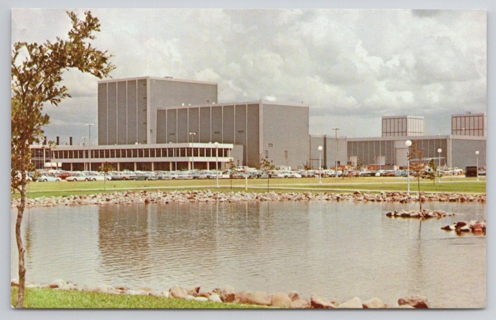 NASA Manned Spacecraft Center Houston TX Postcard Chrome 1960s Space