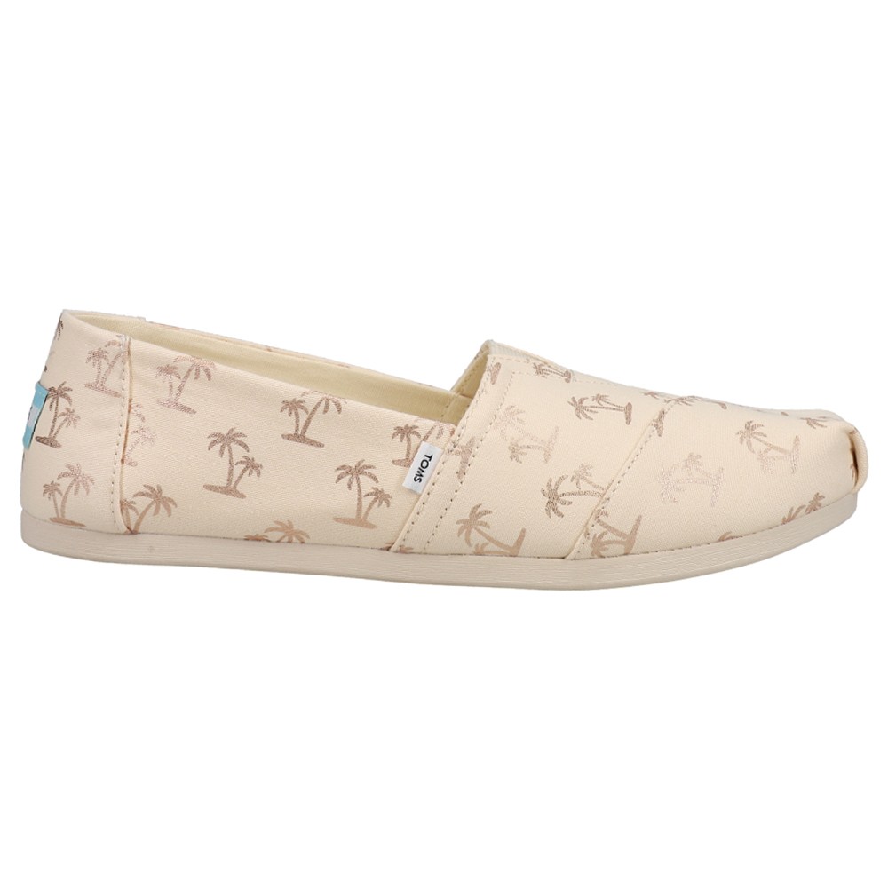 TOMS Alpargata Slip On  Womens Beige Flats Casual 10018003T
