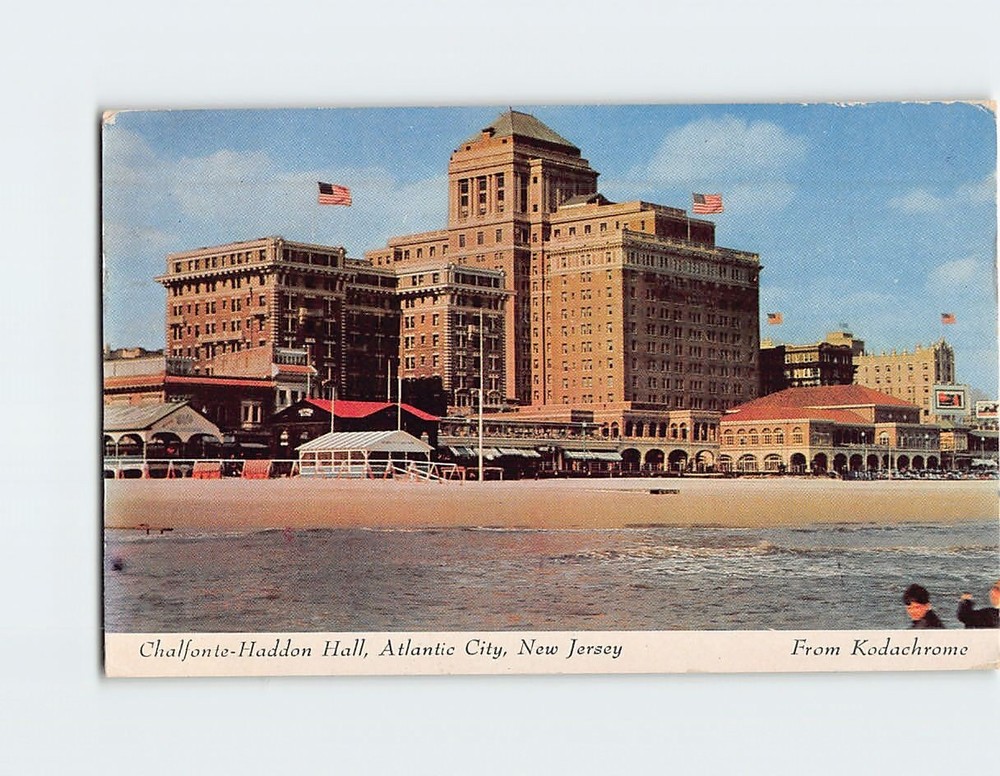 Postcard Chalfonte-Haddon Hall Atlantic City NJ USA