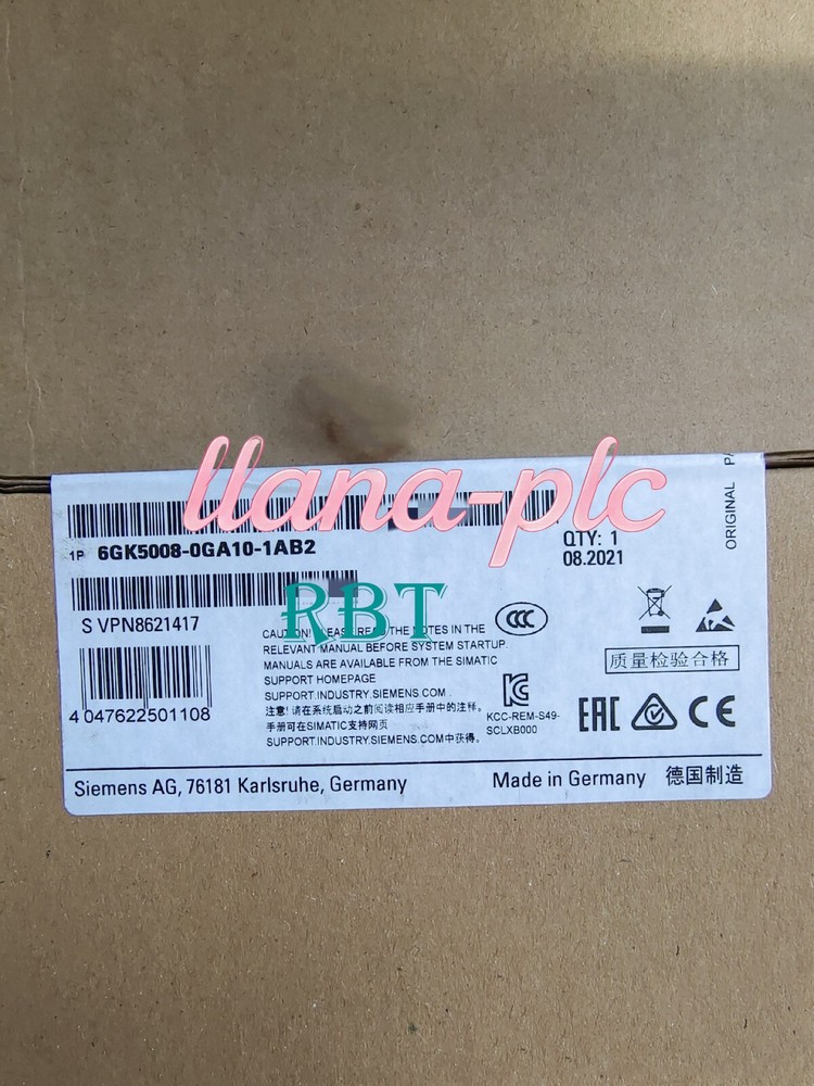 Siemens 6GK5008-0GA10-1AB2 Switch brand new