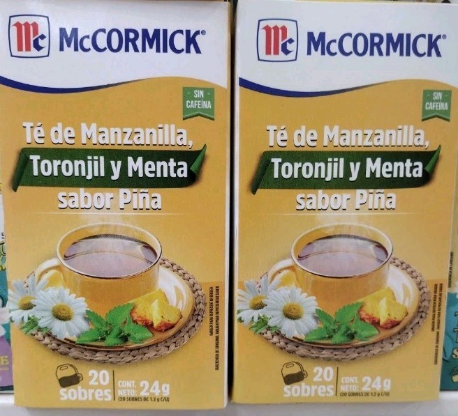McCORMICK Chamomile Lemon Balm Mint Tea 25 Bags 2 Pack