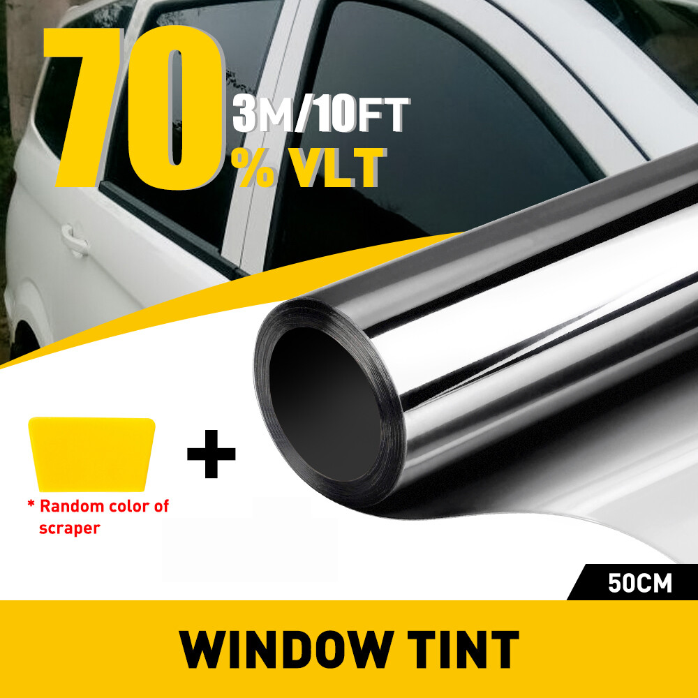 20'' X 10FT 70% VLT Black Car Glass Home Window TINT TINTING Film Roll TOP SALES