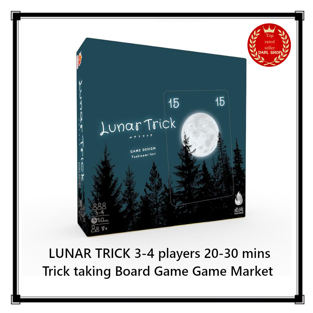 LUNAR TRICK 3-4 players 20-30 mins Trick taking Board Game Game Market Japan New