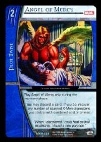 VS System: Angel of Mercy [Played] Marvel X-Men TCG CCG Classic Marvel DC DH Dar