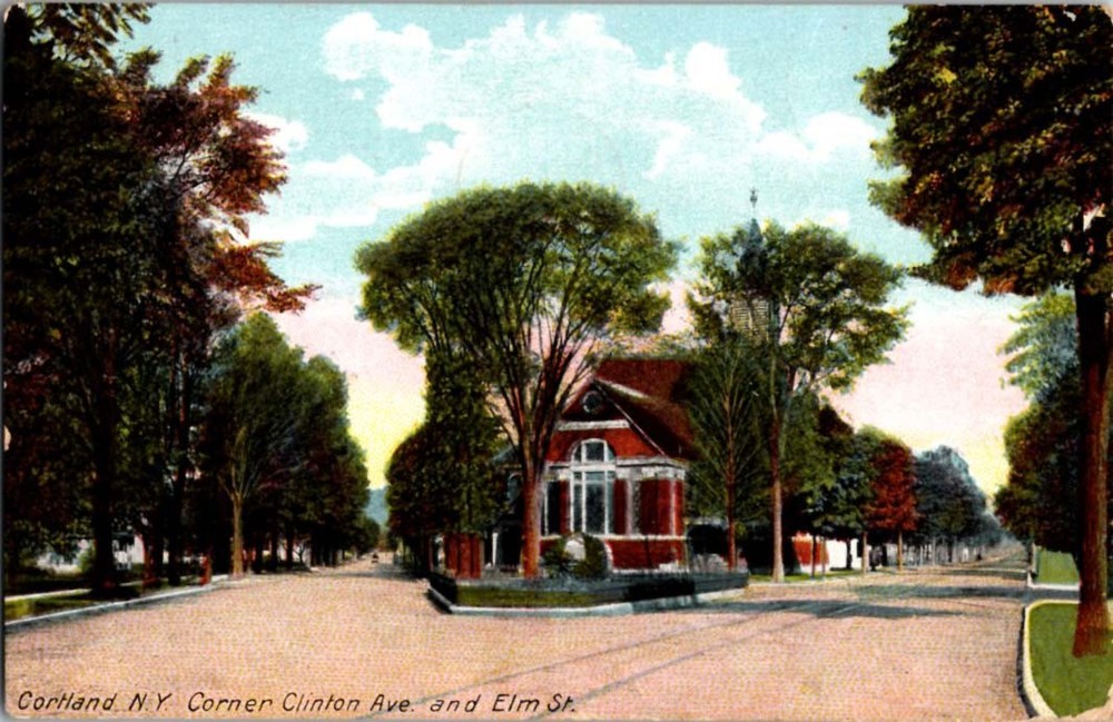Cortland New York NY : ROAD SCENE m/14 BD3926