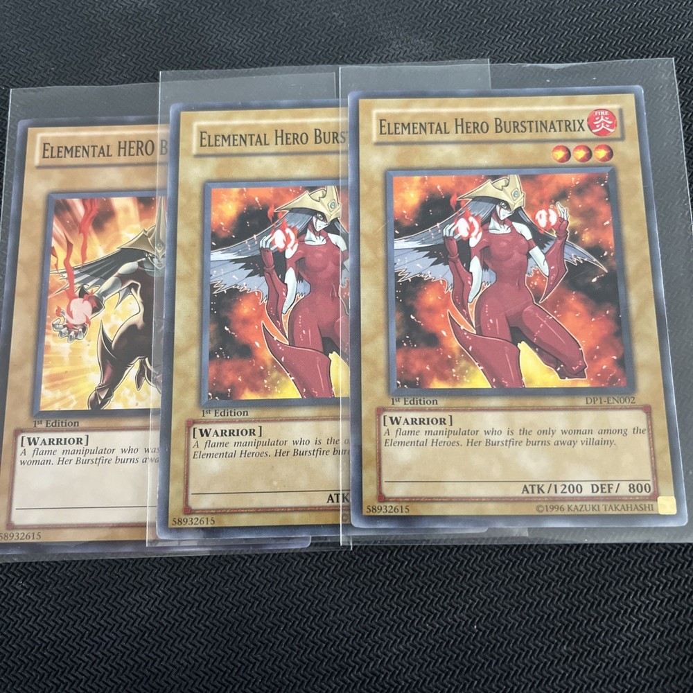 1st Edition Elemental Hero Burstinatrix Trading Card