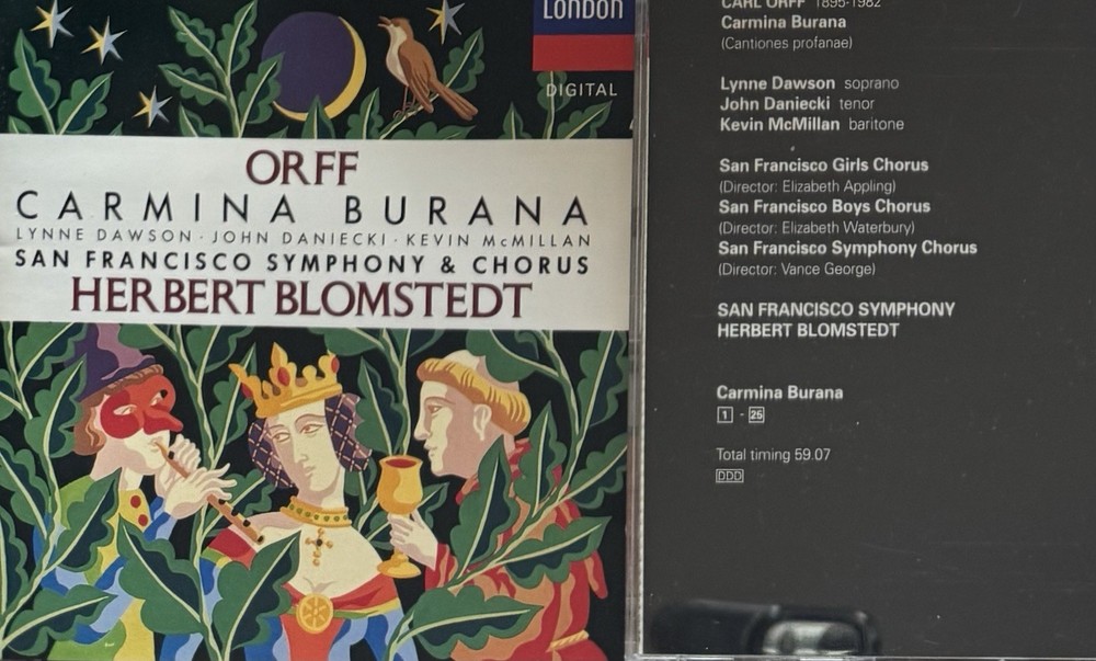 Orff—Carmina Burana (Herbert Blomstedt, SF Symphony & Chorus). CD