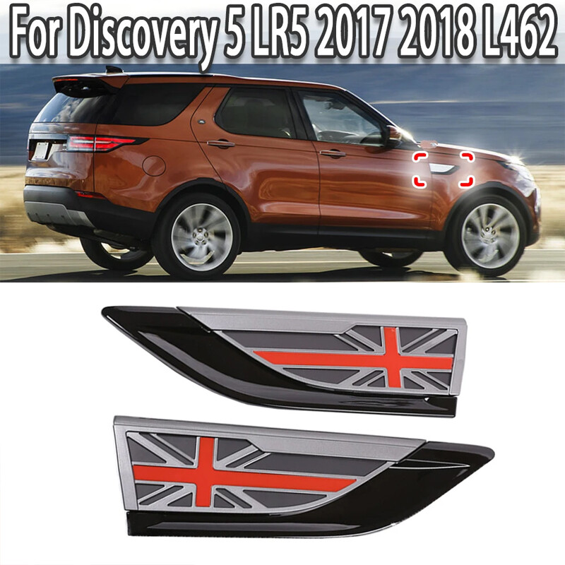 Side Fender Air Vent Cover Trim For Land Rover Discovery 5 LR5 2017 2018