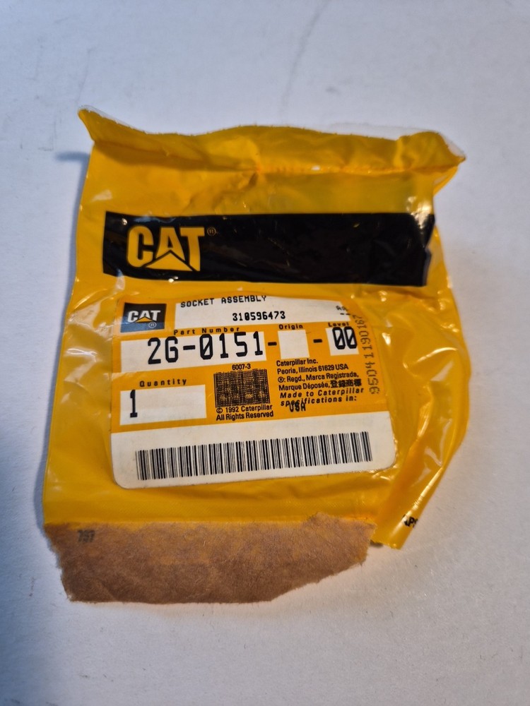 CATERPILLAR CAT INDICATOR SOCKET ASSEMBLY 2G-0151, 310596472, New-In-Pkg.