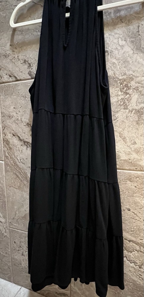 Torrid Women’s Size 1 Sleeveless Long Black Dress