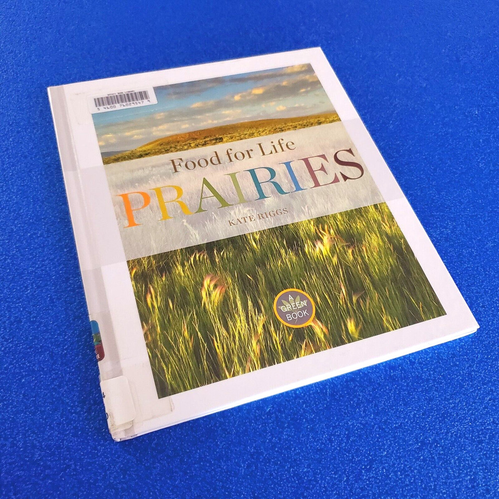 Food For Life: Praries Hardcover Children's Ecology Book Free Shipping