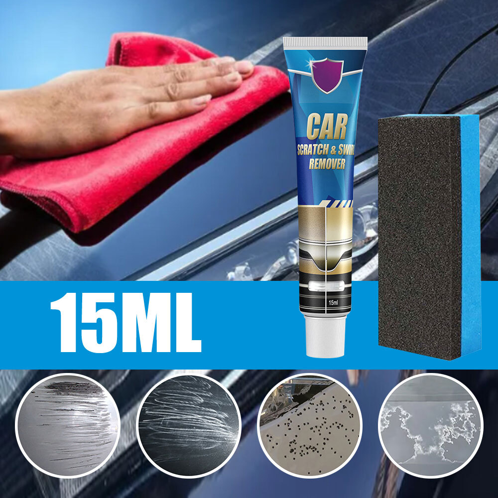 Car Scratch & Swirl Remover Car Scratches Repair Polishing Wax 15ml Accessories