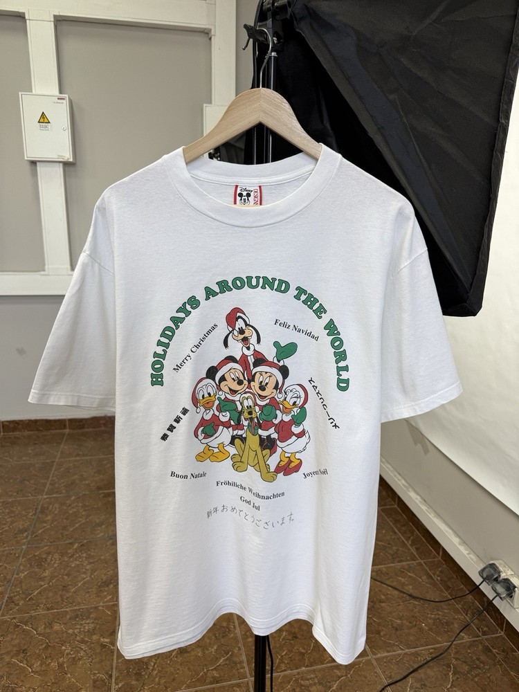 🎄🇺🇸 Vintage 90s Disney Holidays Around The World Christmas T-Shirt Size L