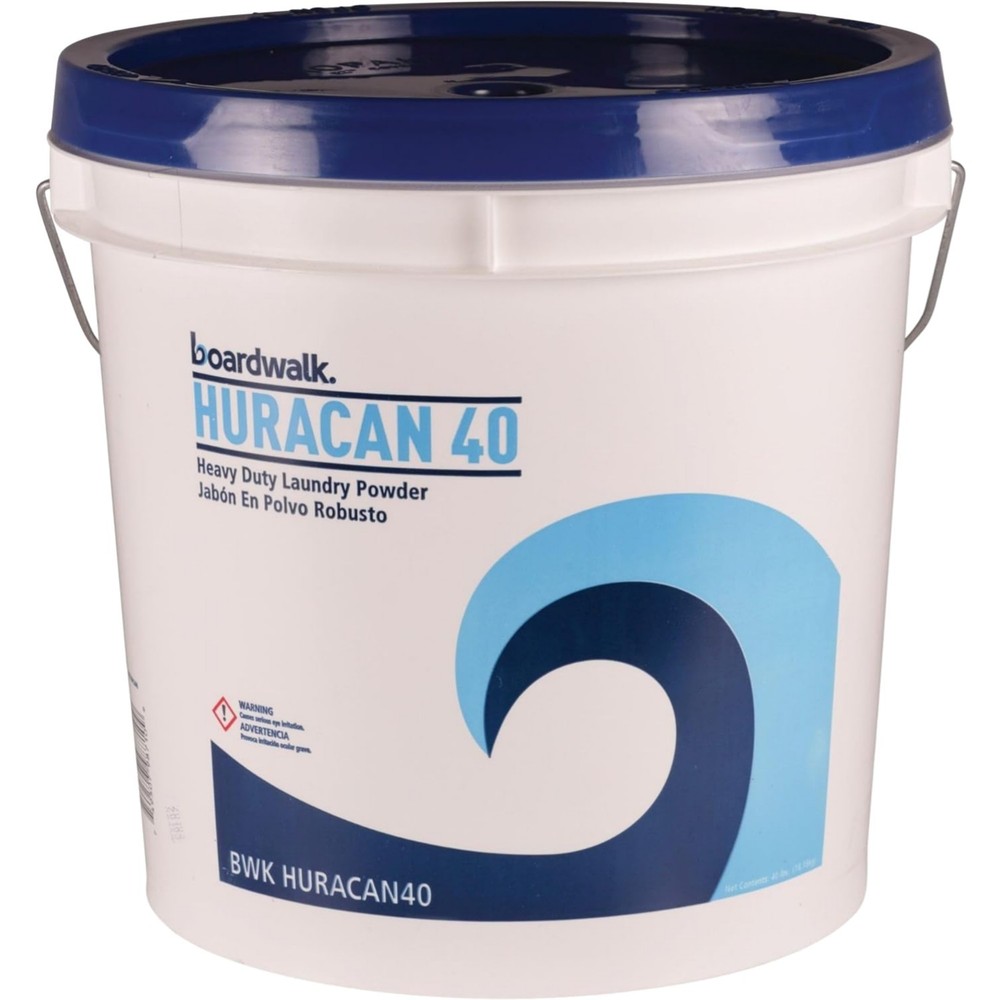 Industrial Laundry Detergent Powder Fresh Lemon Scent 40lb Pail Large Capacity