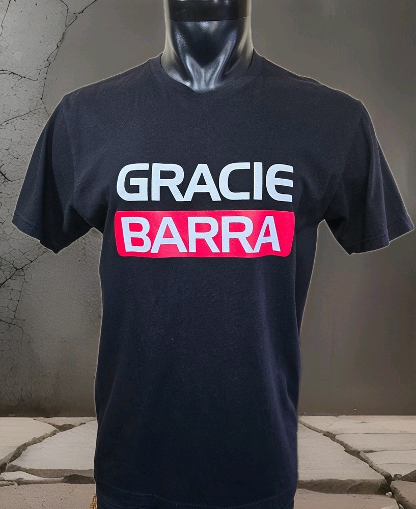 Gracie Barra Sz L Jiu Jitsu  Black T-Shirt Santa Barbara CA.