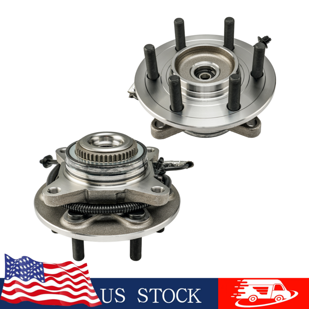 Pair 515198 Front Wheel Bearing and Hub Assembly for Ford F-150 F150 2018 - 2020