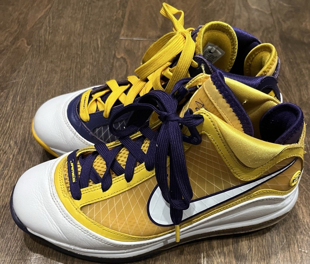 Nike LeBron 7 VII QS Media Day 6.5Y Lakers DA3203 500
