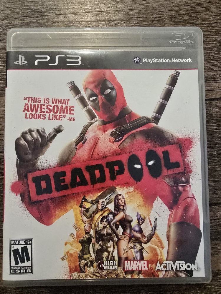 Activision Deadpool PlayStation 3 PS3 Action NTSC-U/C 2013 w/ Manual