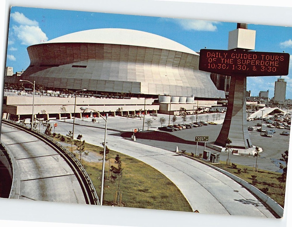 Postcard Superdome New Orleans Louisiana USA