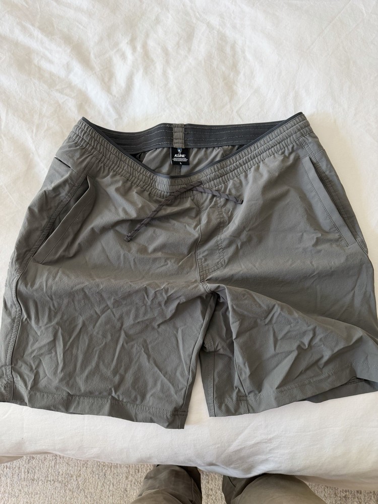 Kuhl Kruiser Short Men's Gun Metal Athletic Shorts M Lightweight Quick Dry