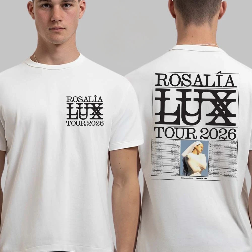 Rosalia LUX Tour 2026 Europe And UK And North American Dates T-Shirt Z033