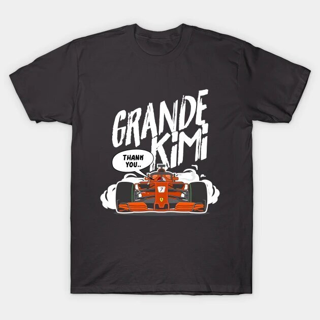 Grande Kimi Räikkönen #7 Racing Car Vintage Sauber Team F1 Champion Tee