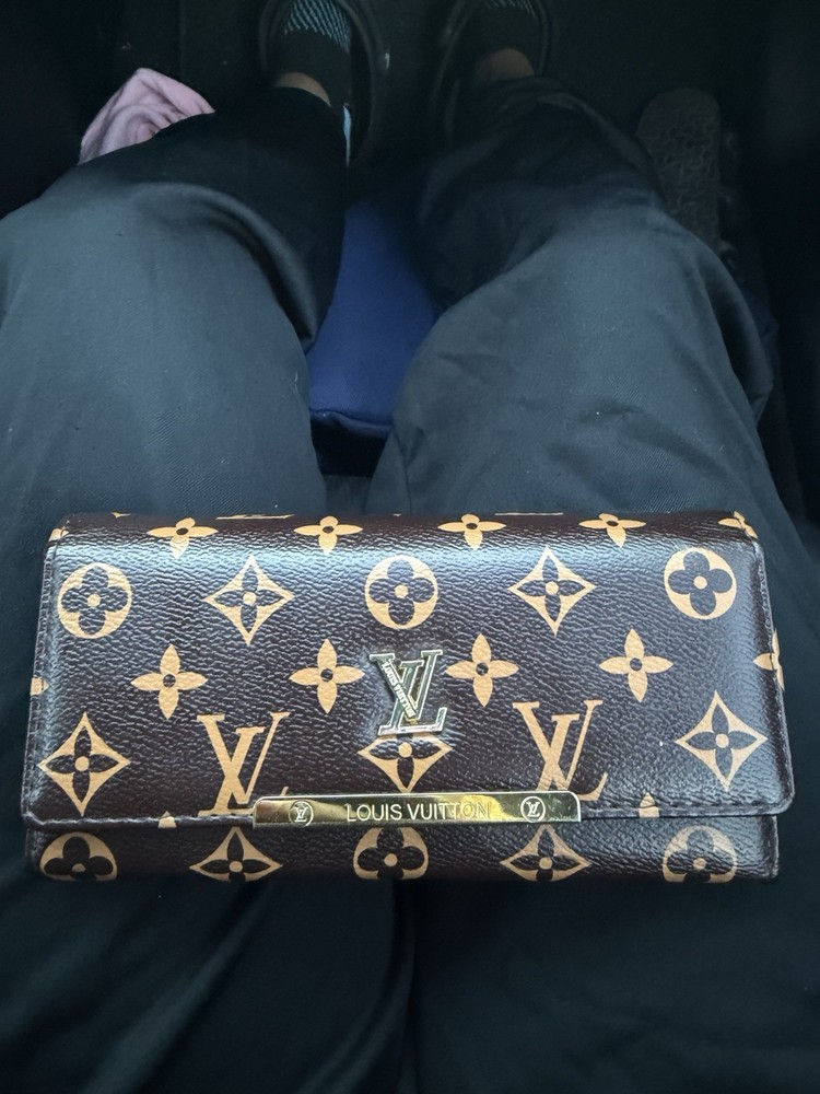 Louis Vuitton M61734 Monogram Canvas Wallet Brown