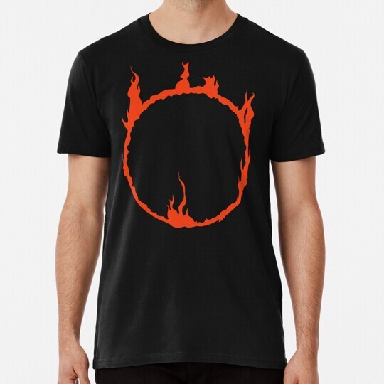 Dark Sign Red S to 5XL Made in the USA T-Shirt
