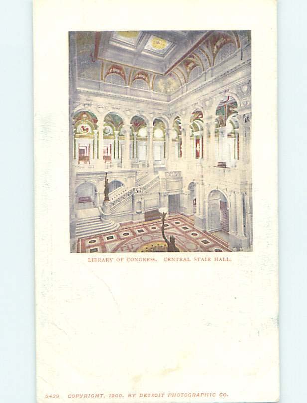 Pre-Chrome LIBRARY SCENE Washington DC AH6940