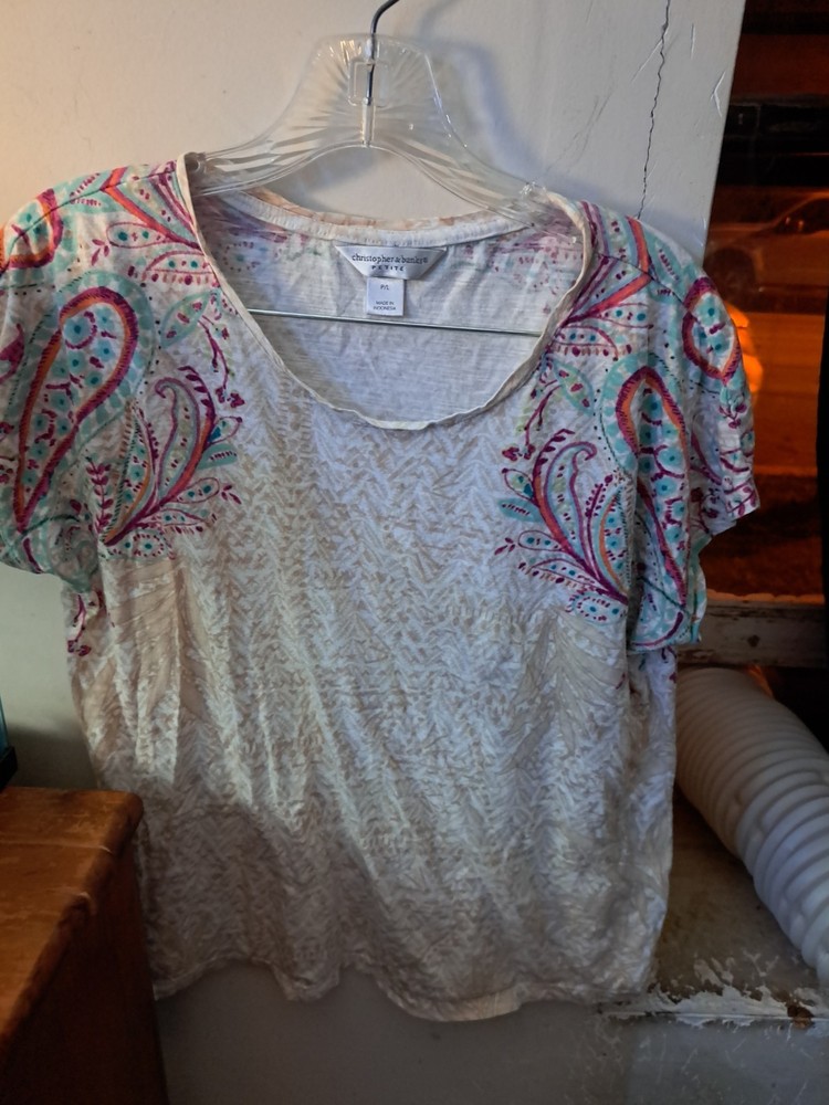 Large Petite Christopher & Banks Shirt
