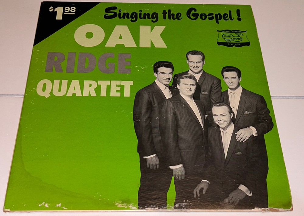 Oak Ridge Quartet Singing The Gospel Record Album LP 78