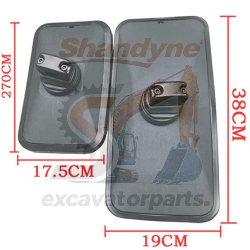 For Caterpillar Cat 307/312/320/329/336b/C/D Excavator Rearview Reflector Mirror