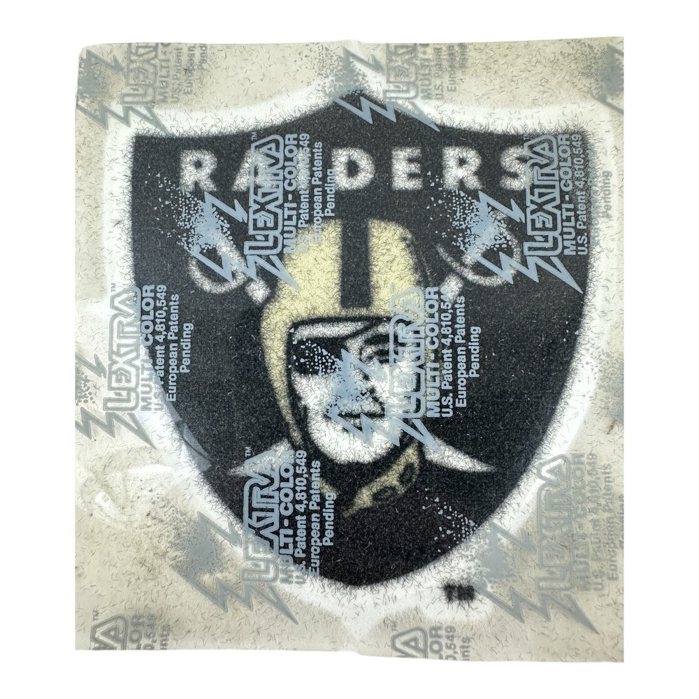 Rare Vintage Oakland Raiders Iron-On Patch NOS Collectible