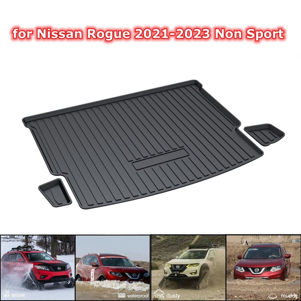 TPO Cargo Mats Cargo Liner Protection Fit for 2021-2023 Nissan Rogue All Weather