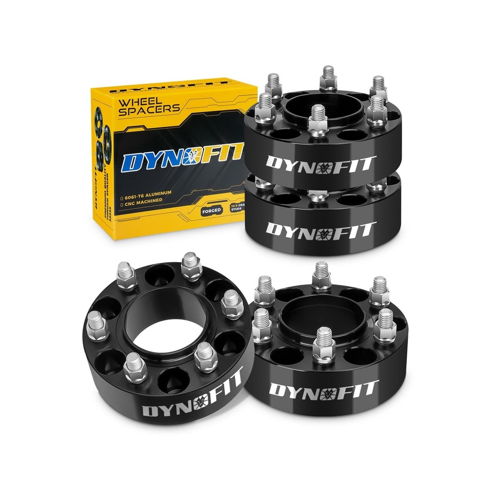 dynofit 2inch 6x135 Wheel Spacers for 2004-2014 Ford F150, 87.1mm HubCentric,...